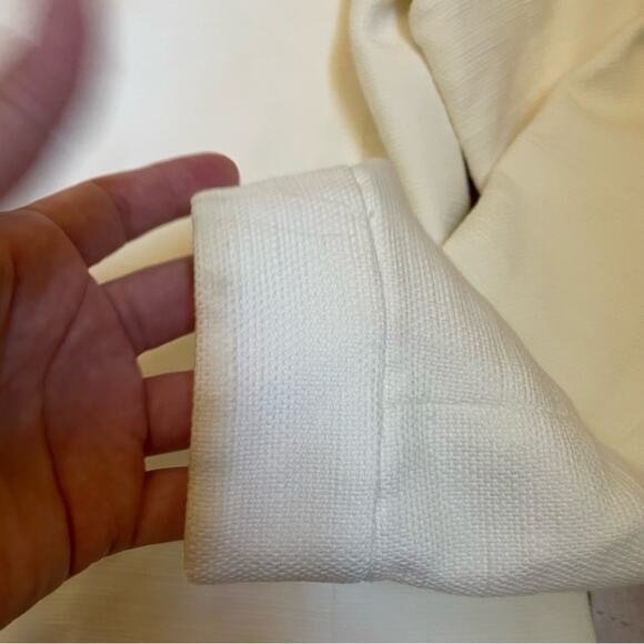 MaxMARA white hidden button blazer SIZE 4 - Picture 4 of 11